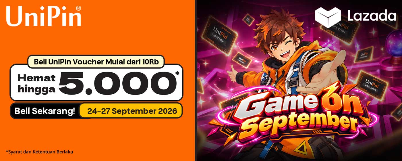 Lazada September Game On: Top Up Game Makin Seru!